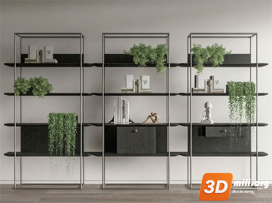 Decorative cabinet Skp Files